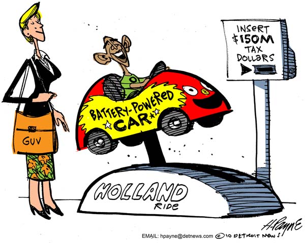 071610ObamaCarGranholm