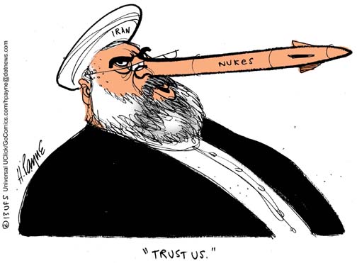 Henry Payne Cartoon Iran Nuke